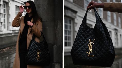 ysl tote outfit|ysl shopping tote.